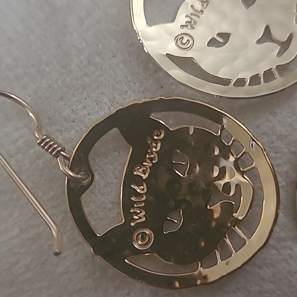 Vintage Wild Bryde Gold Tone Cat Necklace and earrings New beutiful gold tone - Picture 6 of 7